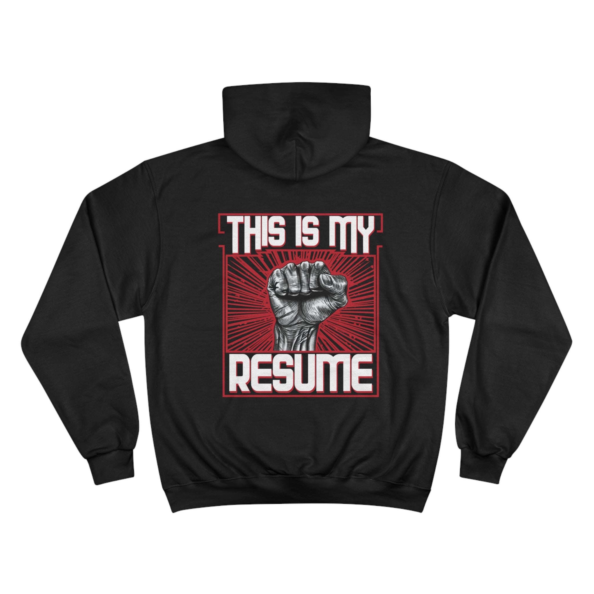 This Is My Resume Premium Champion Hoodie