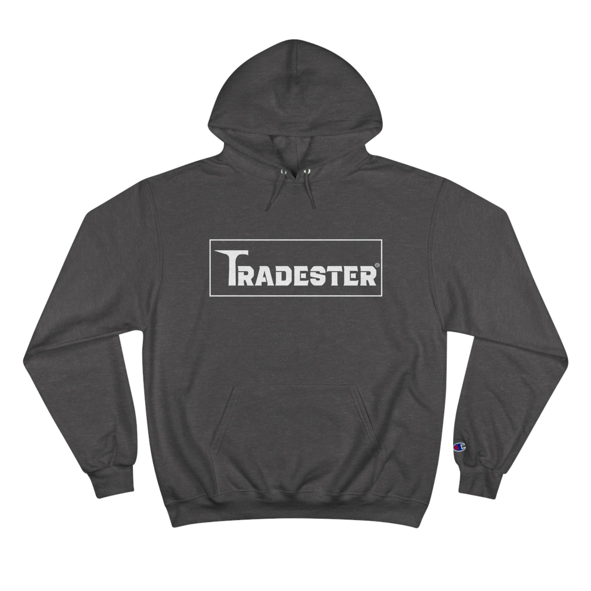 Tradesters White Logo Premium Champion Hoodie