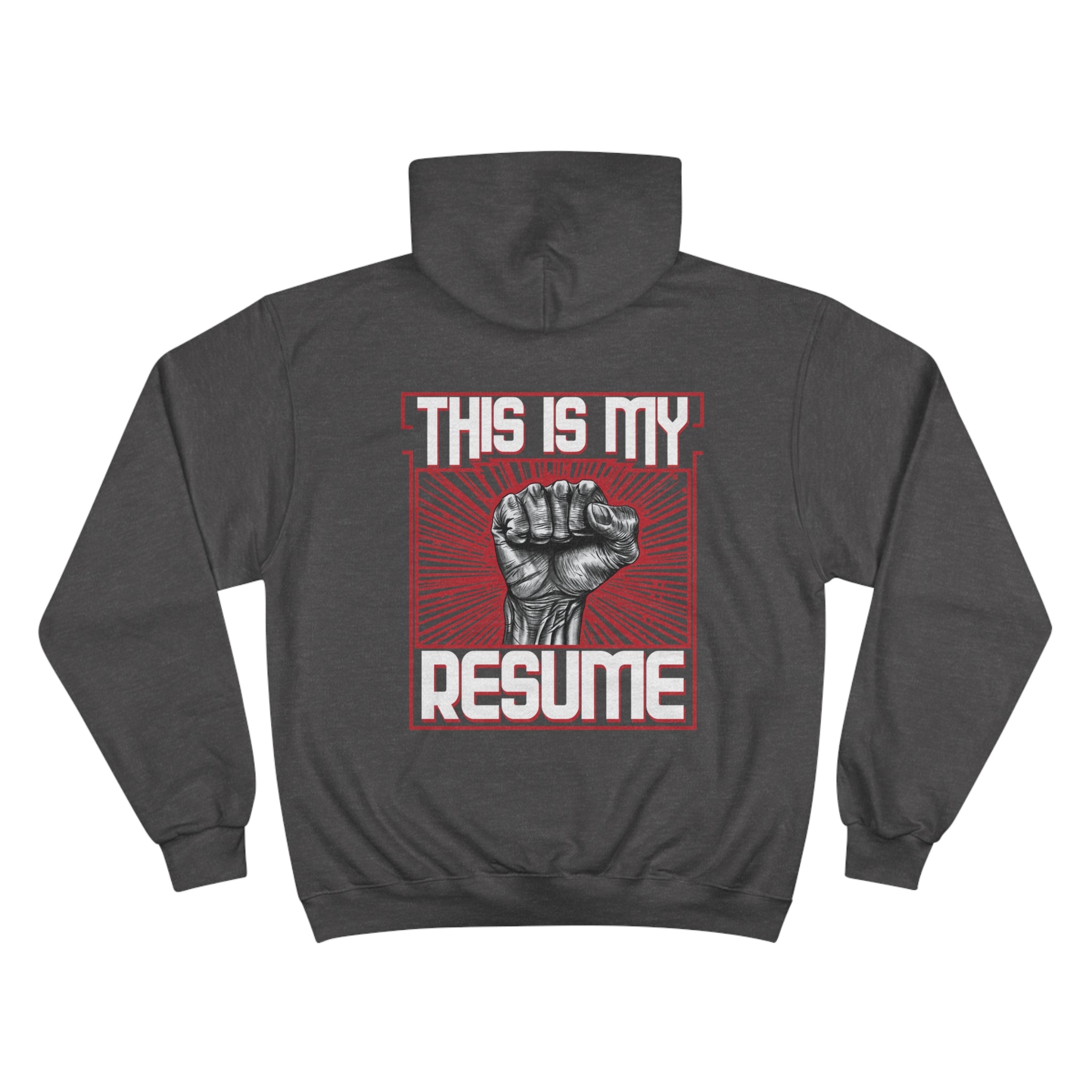 This Is My Resume Premium Champion Hoodie