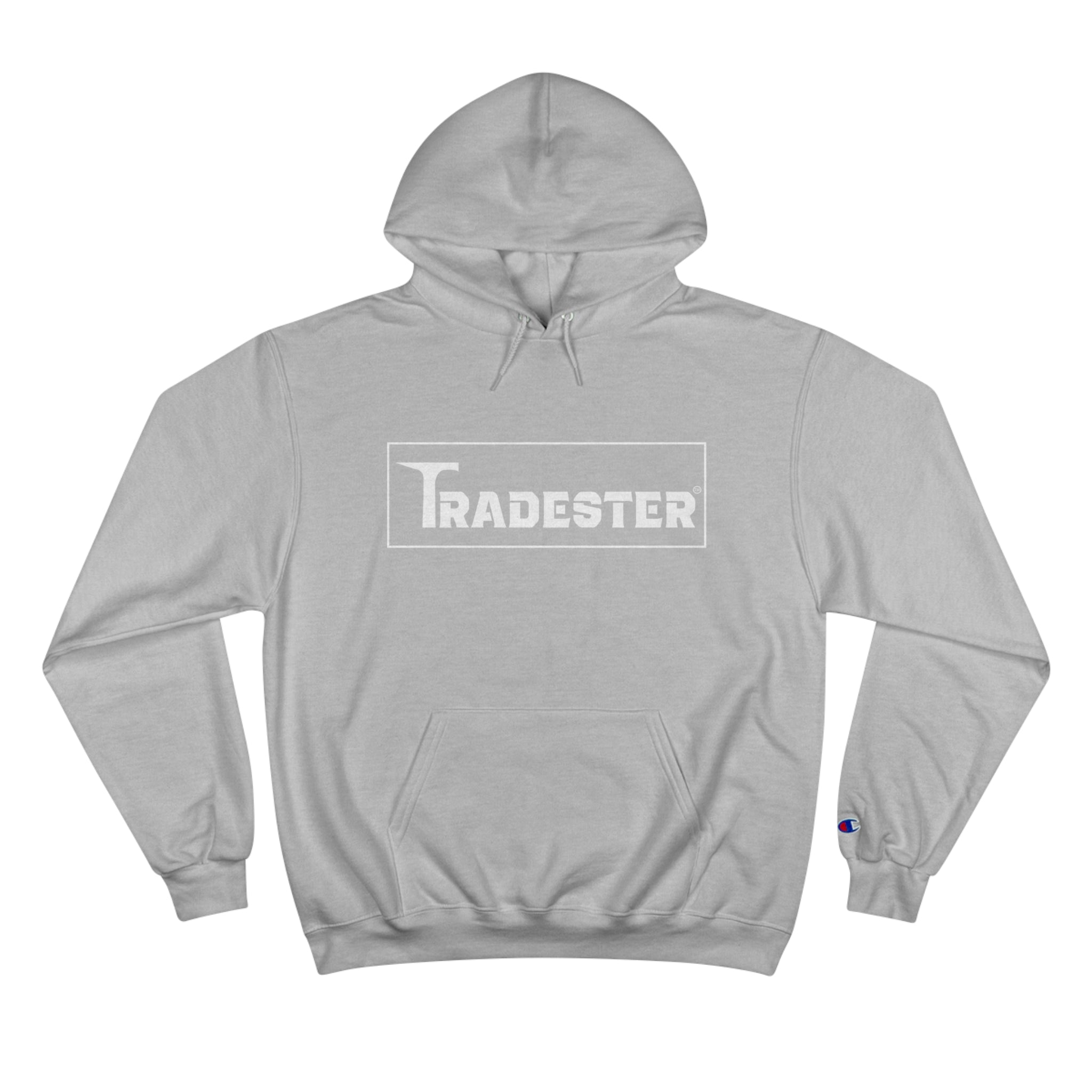 Tradesters White Logo Premium Champion Hoodie