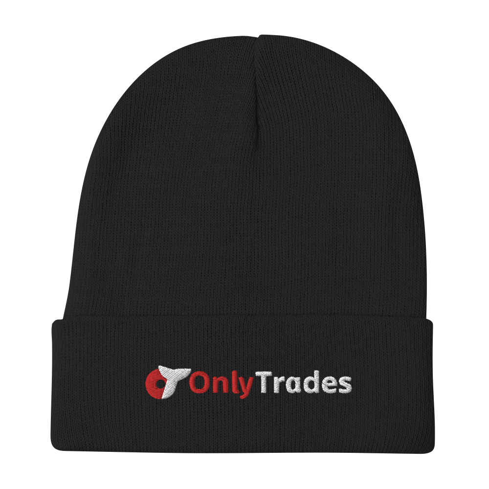 Only Trades Otto Beanie White Text