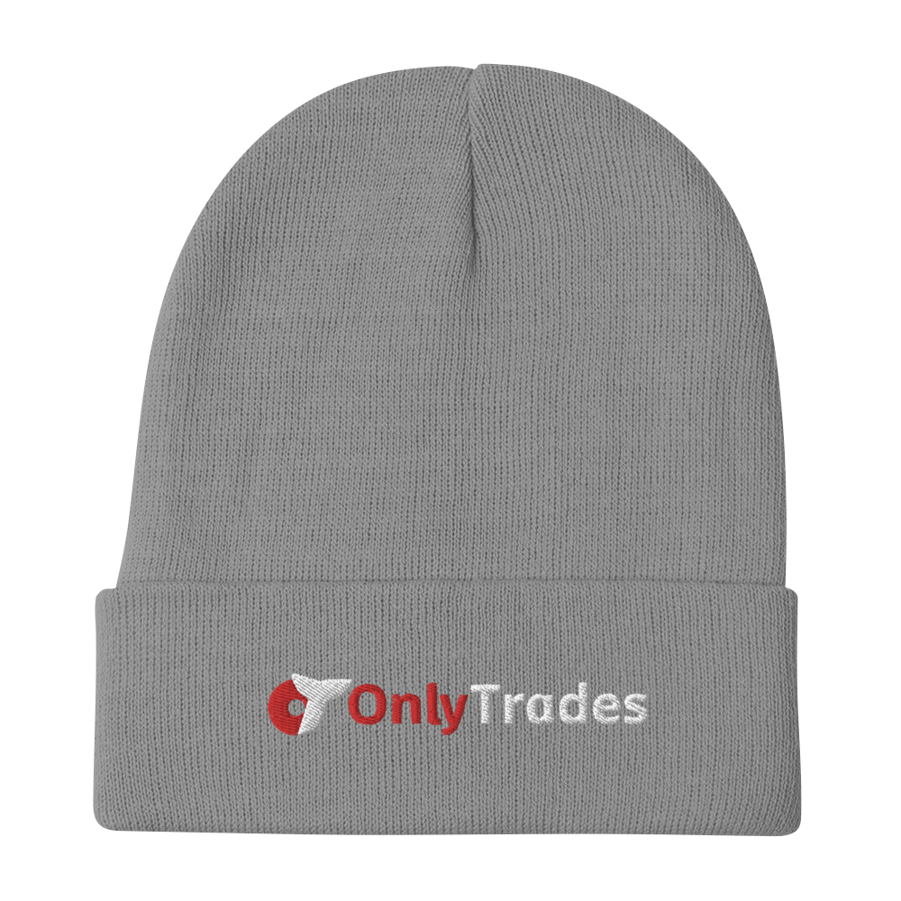 Only Trades Otto Beanie White Text