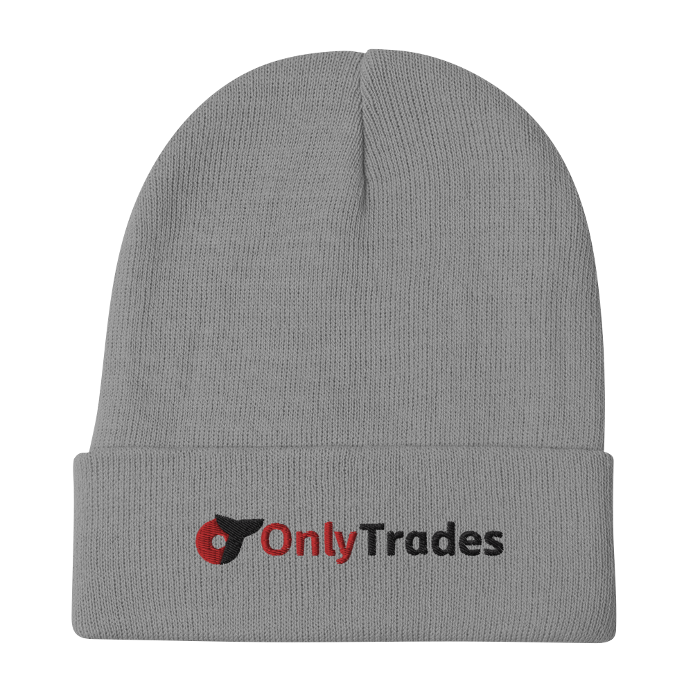 Only Trades Otto Beanie Black Text