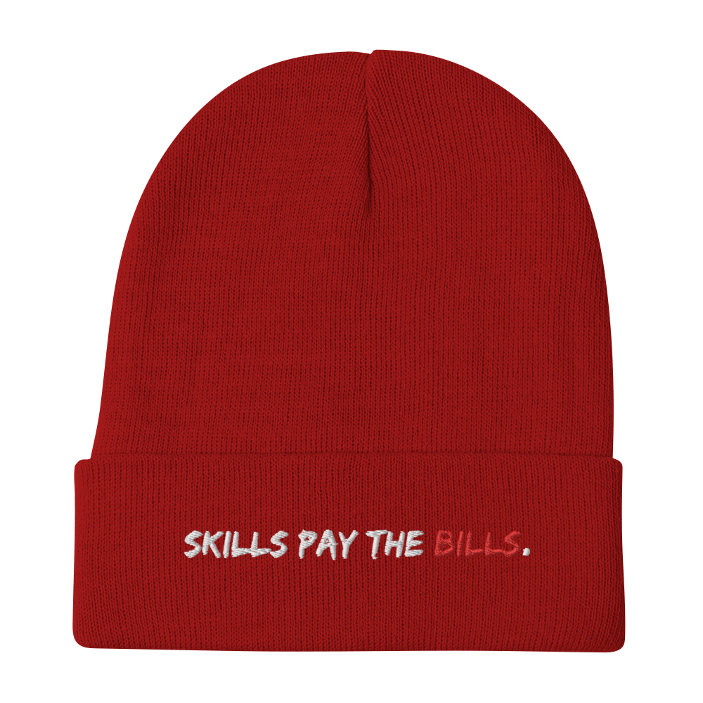 Skills Pay Bills Beanie